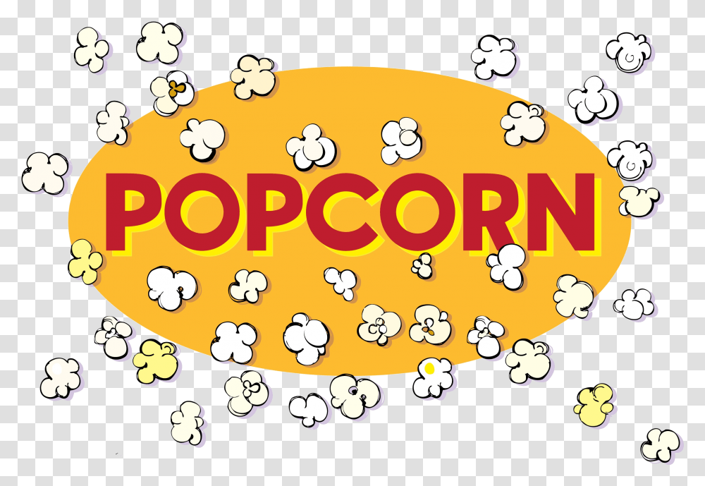 Popcorn Black And White Popping Clipart Clip Art Popcorn Sign, Label, Logo Transparent Png