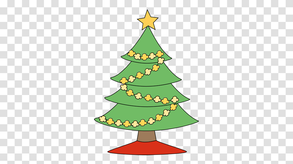 Popcorn Christmas Tree Clip Art Popcorn Christmas Tree, Plant, Ornament, Birthday Cake, Dessert Transparent Png