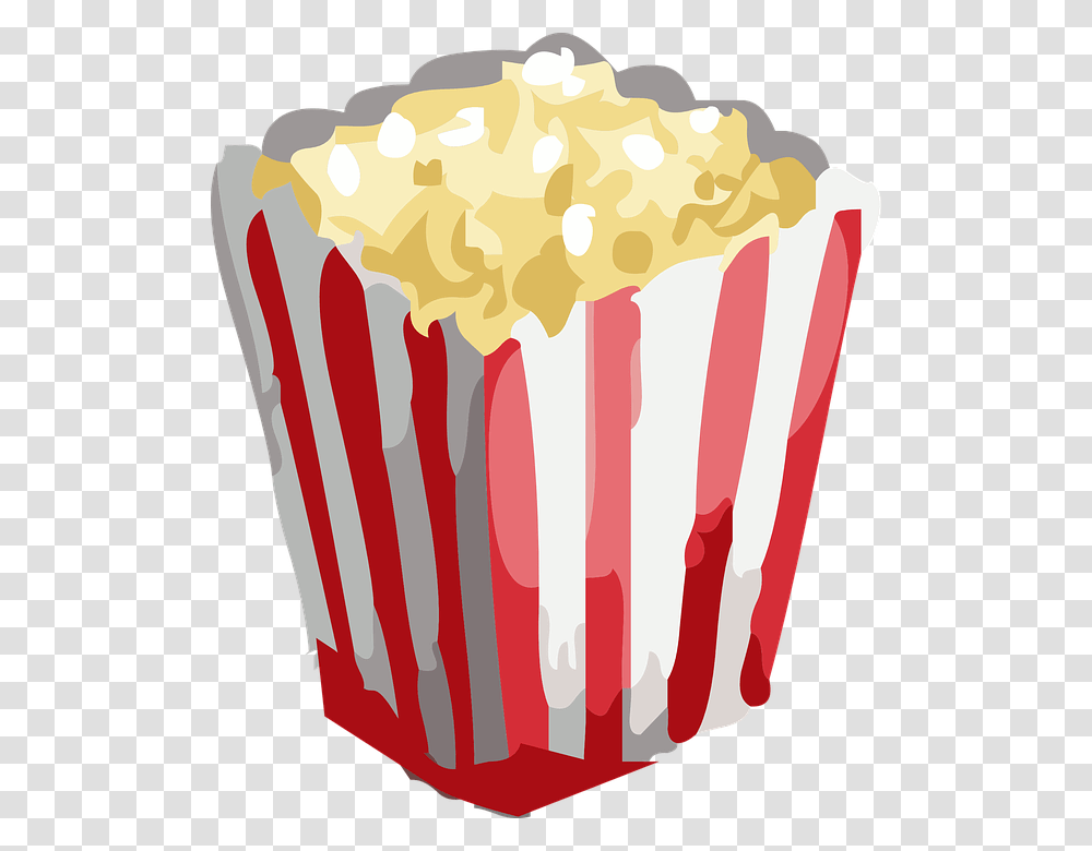 Popcorn Clipart Clip Art Images, Food, Dessert, Cupcake, Cream Transparent Png