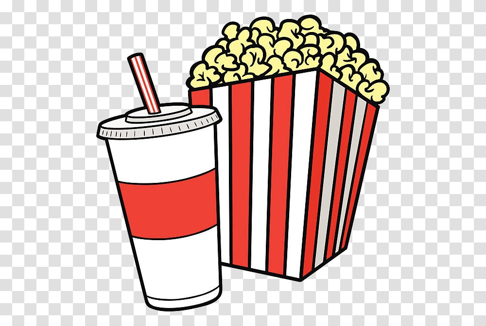 Popcorn Clipart Of Free Popcorn And Soda Clipart, Food, Snack Transparent Png