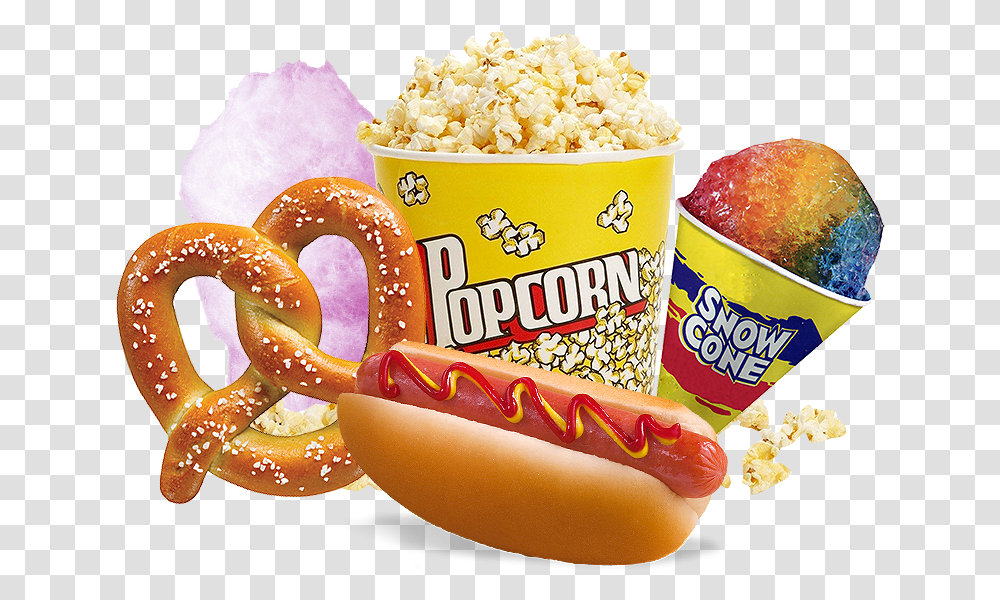 Popcorn, Food, Bread, Cracker, Hot Dog Transparent Png