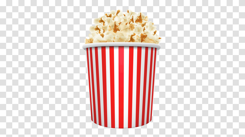 Popcorn, Food, Snack, Cream, Dessert Transparent Png