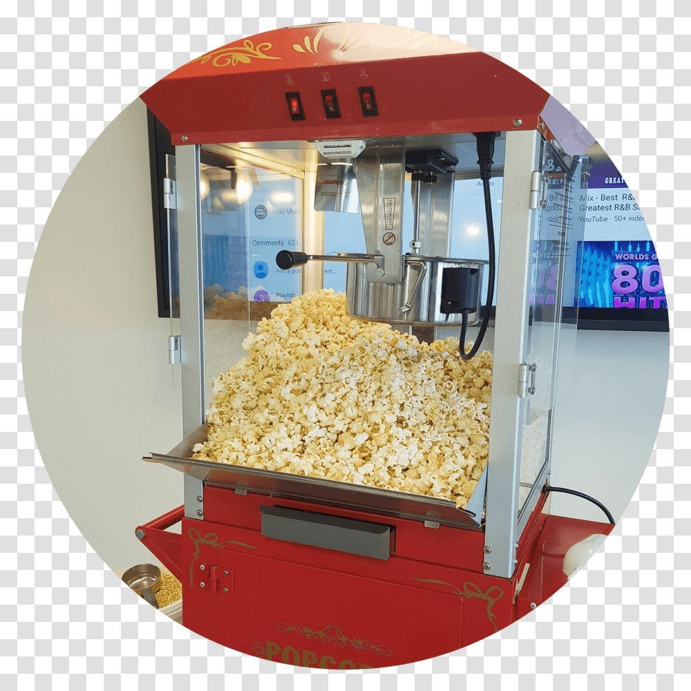 Popcorn, Food, Truck, Vehicle, Transportation Transparent Png
