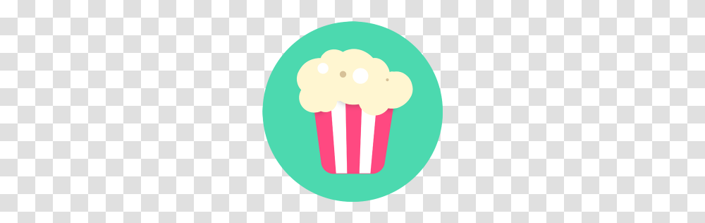 Popcorn Icon Fresh Web Iconset, Cupcake, Cream, Dessert, Food Transparent Png