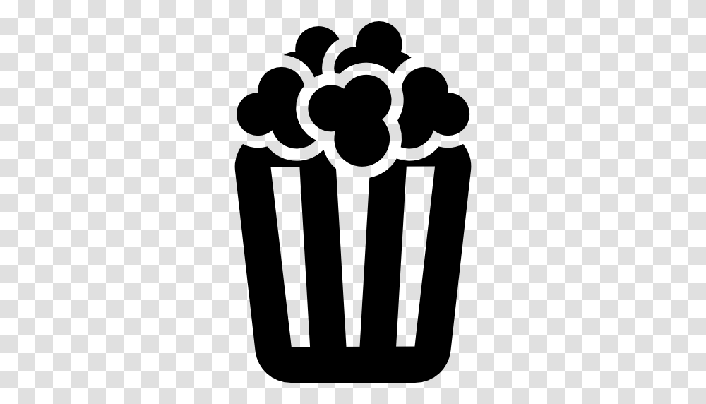 Popcorn Icon, Stencil, Rug, Hand Transparent Png