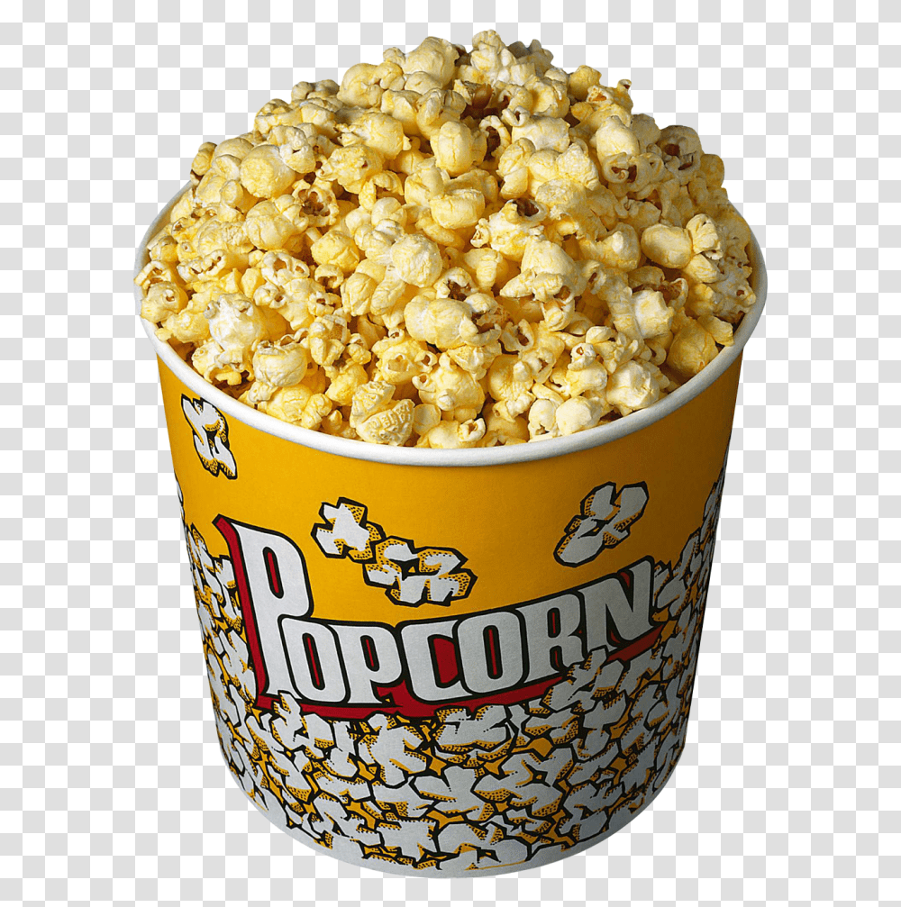 Popcorn In Bucket Image Bowl Of Popcorn, Food, Ice Cream, Dessert, Creme Transparent Png