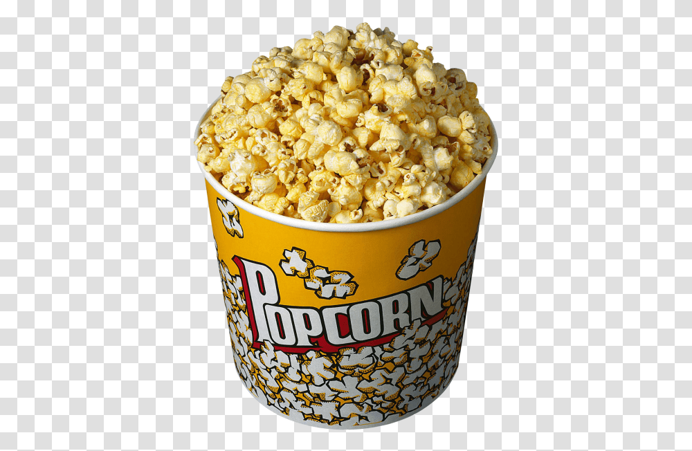 Popcorn In Bucket Image Movie Popcorn, Food, Ice Cream, Dessert, Creme Transparent Png