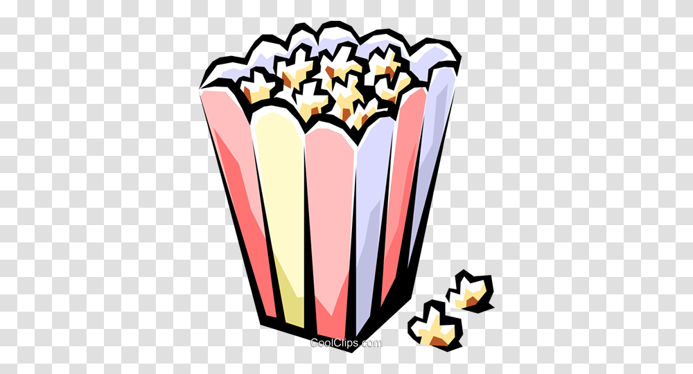 Popcorn Royalty Free Vector Clip Art Illustration, Food, Cream, Dessert, Creme Transparent Png