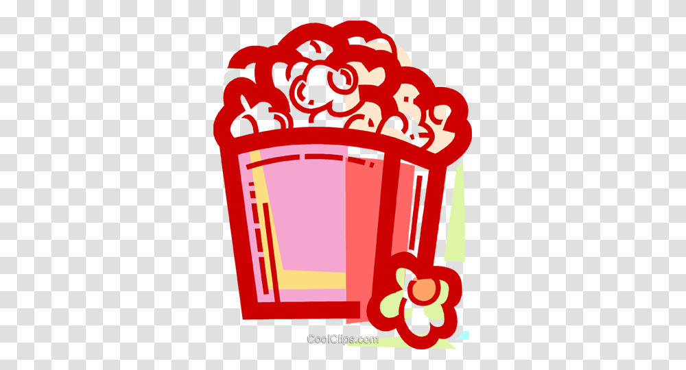 Popcorn Royalty Free Vector Clip Art Illustration, Furniture, Poster, Advertisement Transparent Png