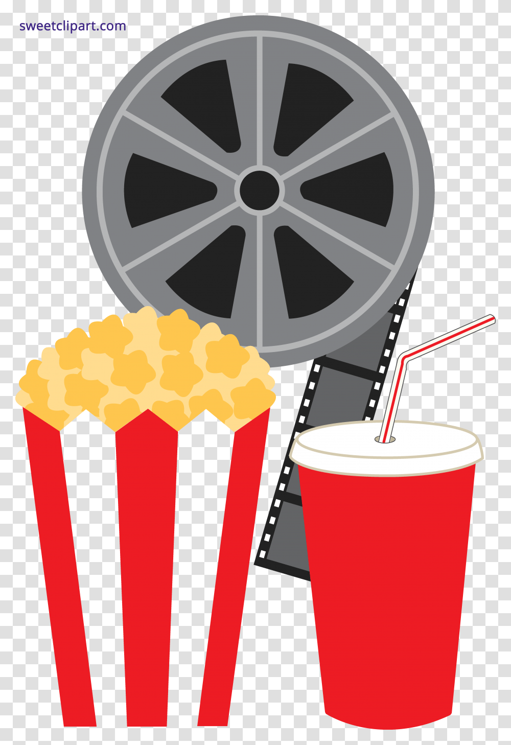 Popcorn Soda And Movie Clipart Clip Art Movie Reel, Beer, Alcohol, Beverage, Drink Transparent Png