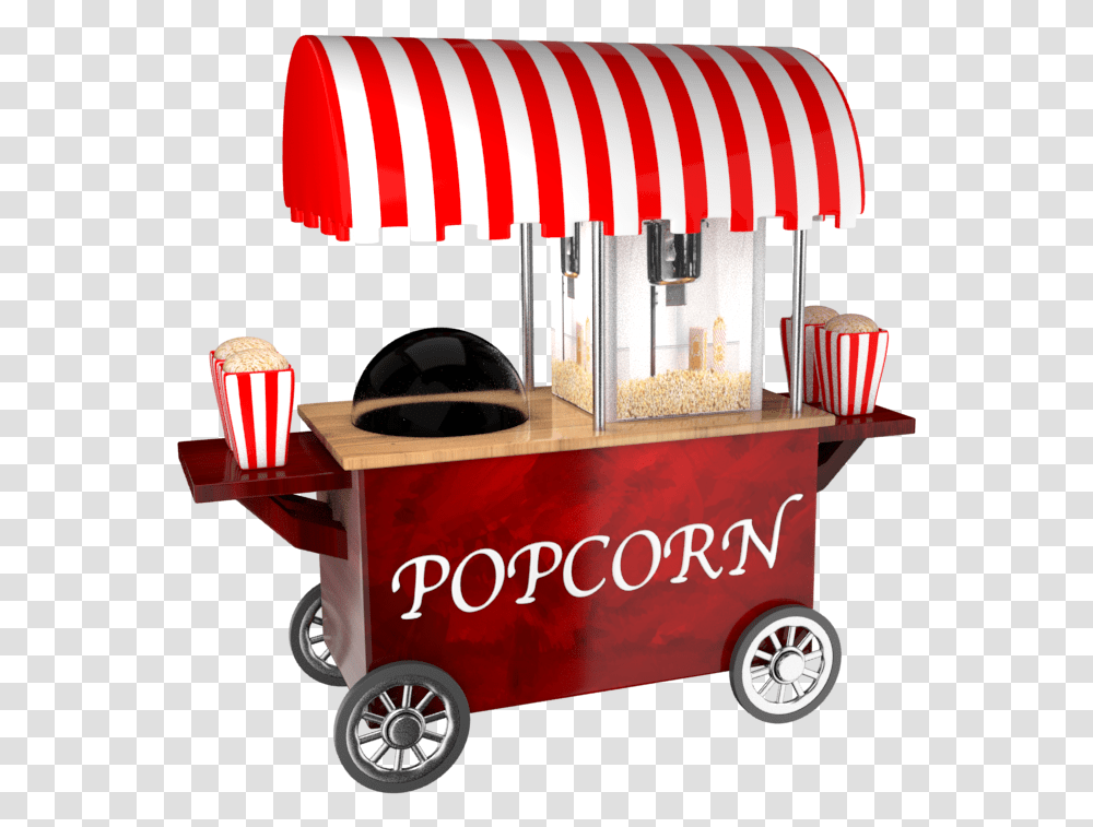 Popcorn Wagon, Kiosk, Food, Fire Truck, Vehicle Transparent Png
