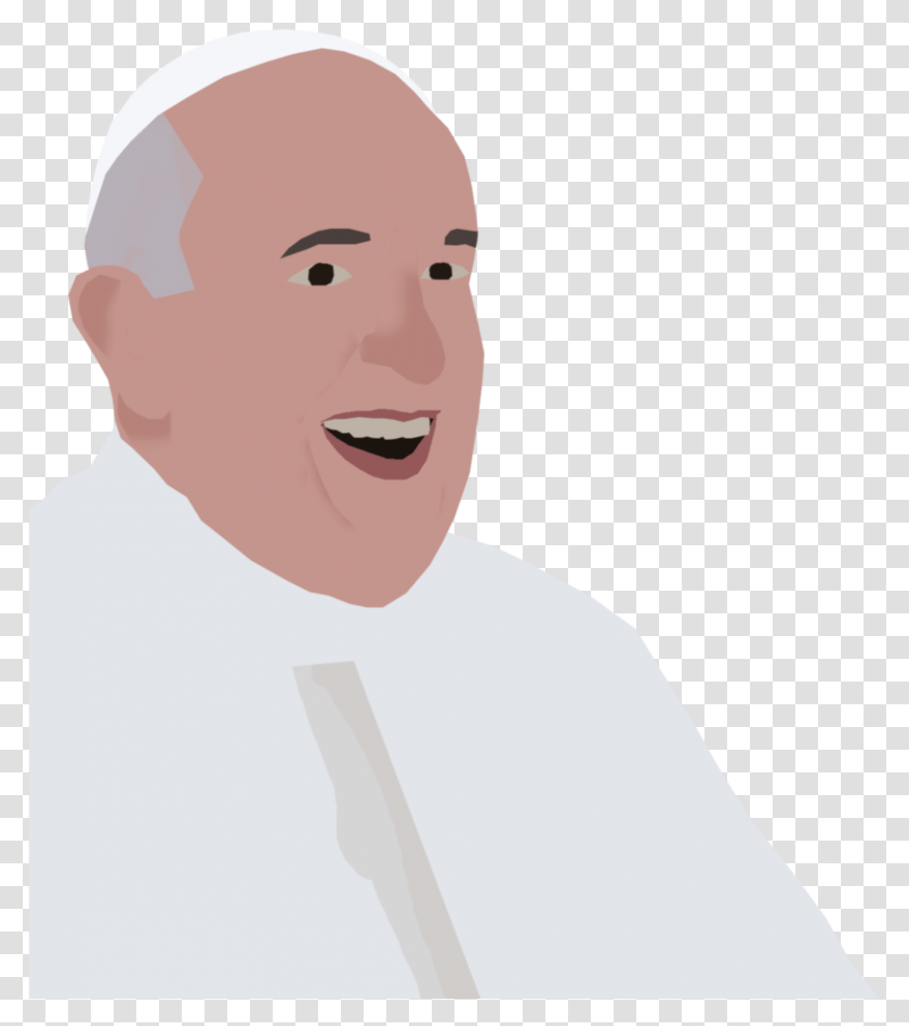 Pope Francis Award Million Minutes Illustration, Chef, Person, Human, Face Transparent Png