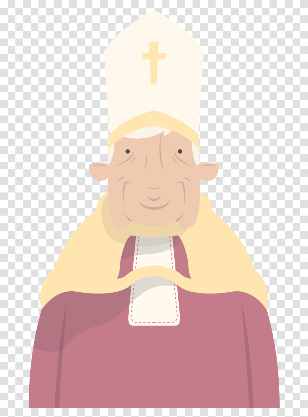 Pope Illustration, Person, Human, Chef, Priest Transparent Png