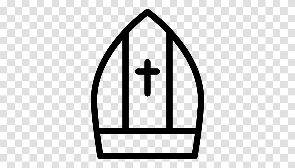 Pope, Soil, Stencil, Cross Transparent Png