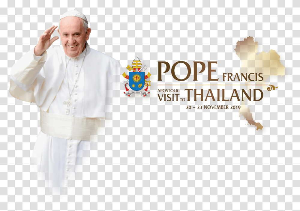 Pope Visit Thailand 2019, Person, Human, Priest Transparent Png
