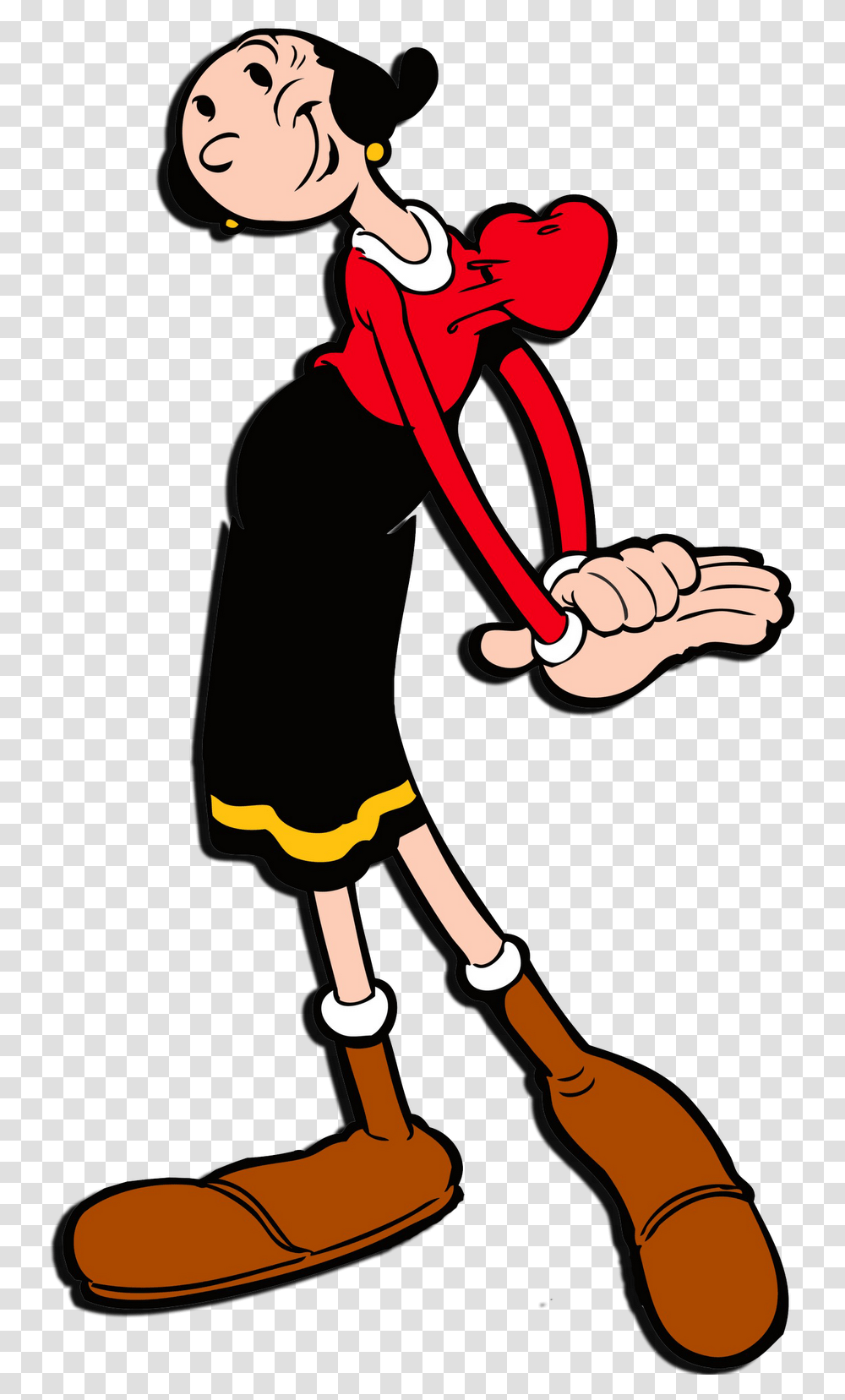 Popeye And Olive Oil Clipart Olive Oyl And Popeye, Hand Transparent Png