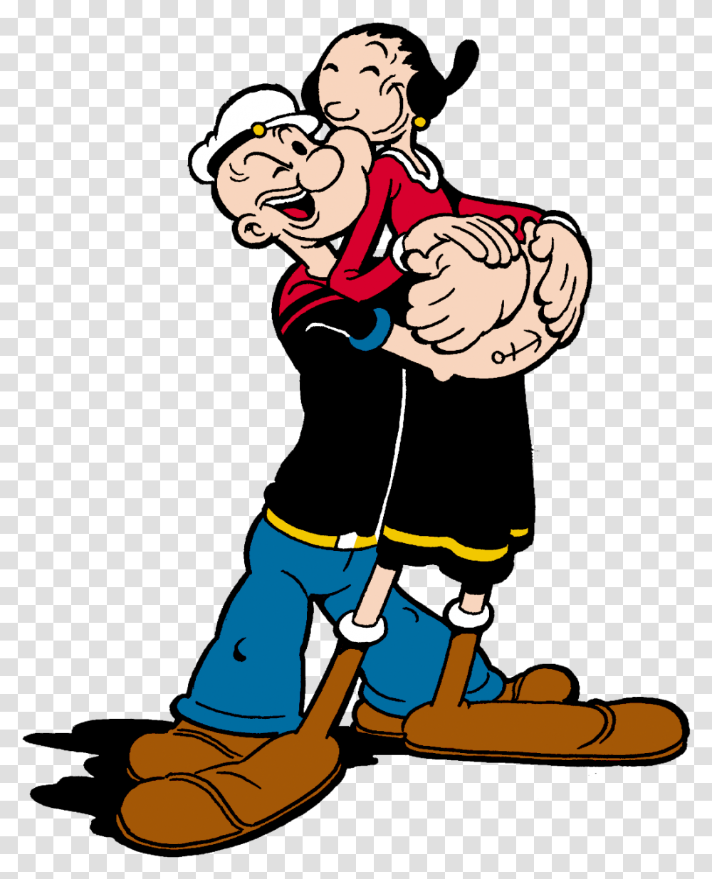 Popeye And Olive Popeye Olive, Person, Human, Fireman, Performer Transparent Png