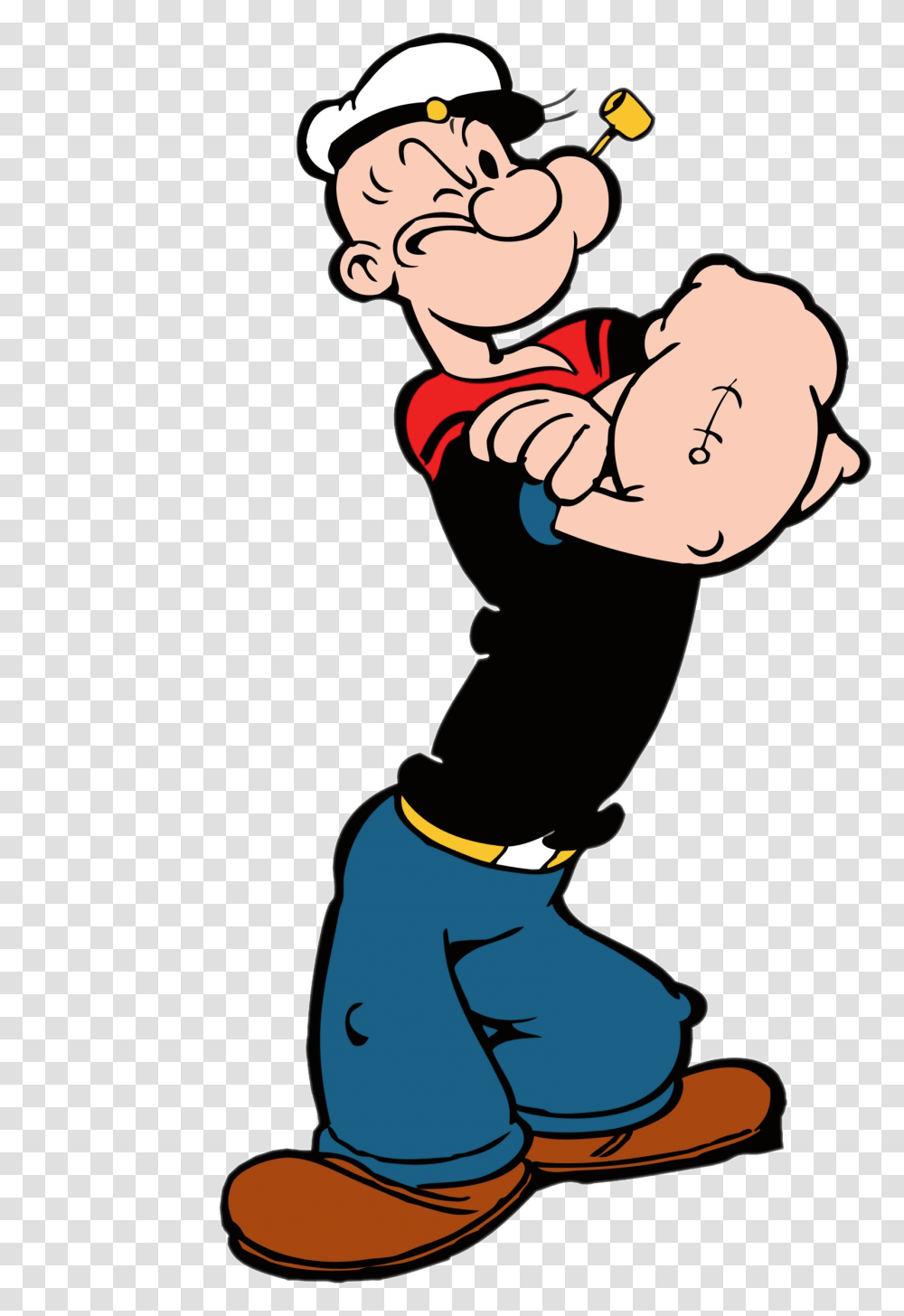 Popeye Arms Crossed, Person, Human, Hug, People Transparent Png