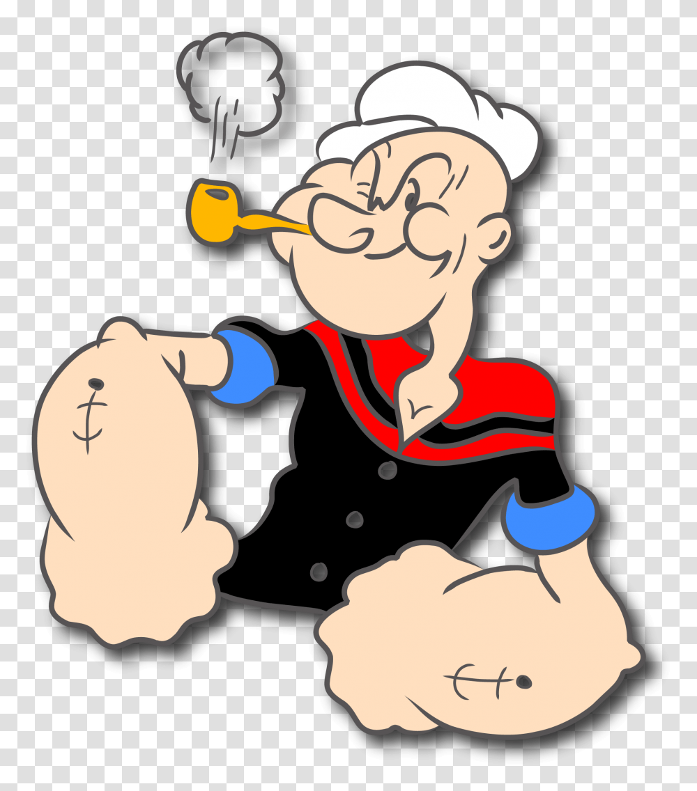 Popeye Clipart, Drinking, Beverage Transparent Png