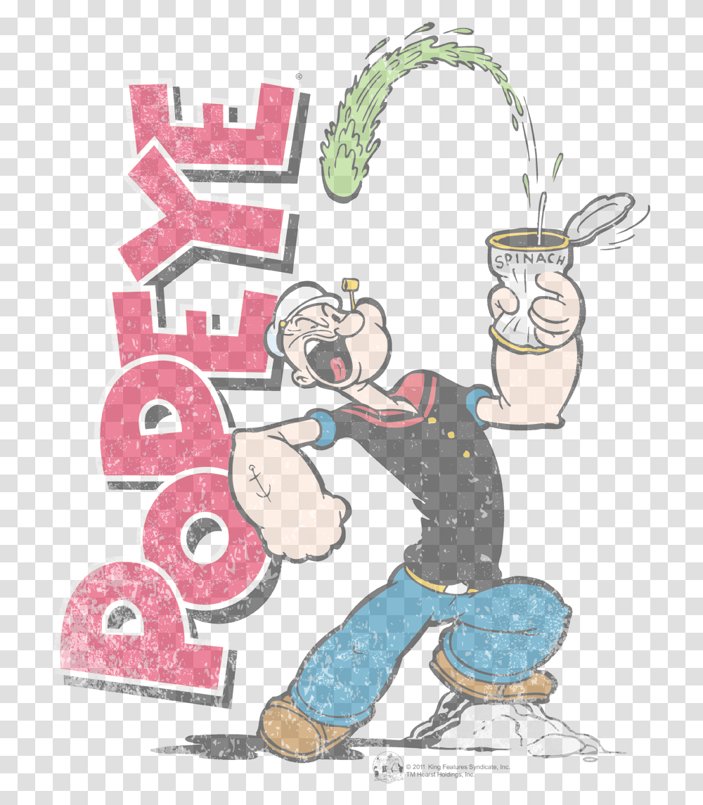 Popeye Spinach Power Youth Hoodie Popeye The Sailor Man, Poster Transparent Png