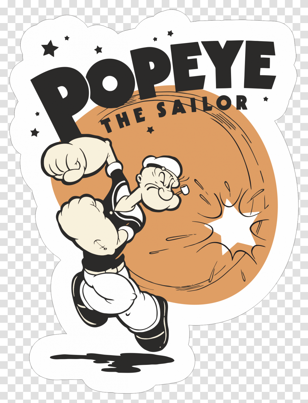Popeye The Sailor Sticker, Advertisement, Poster, Flyer, Paper Transparent Png