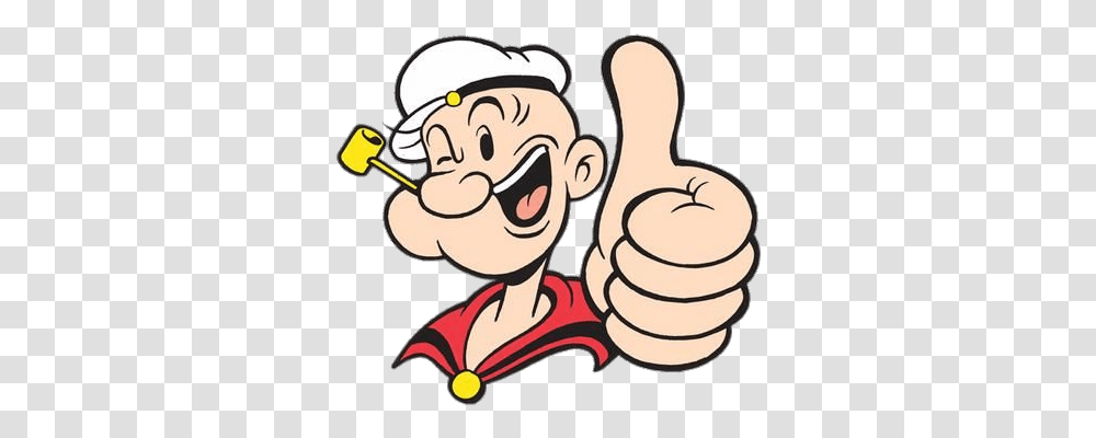 Popeye Thumb Up Popeye, Thumbs Up Transparent Png
