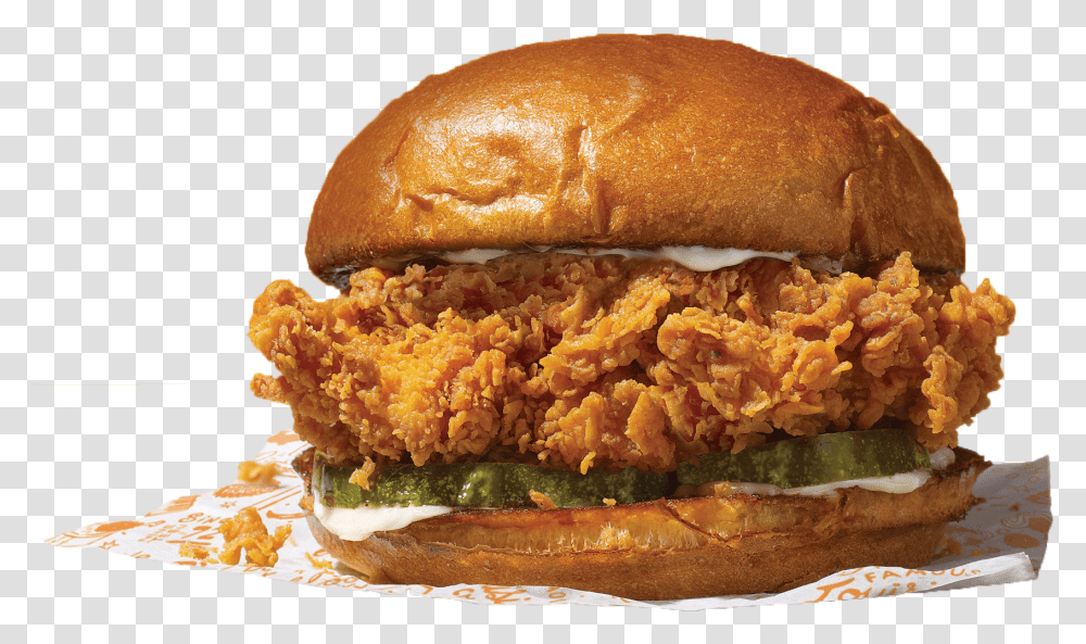 Popeyes Chicken Sandwich Return, Burger, Food Transparent Png