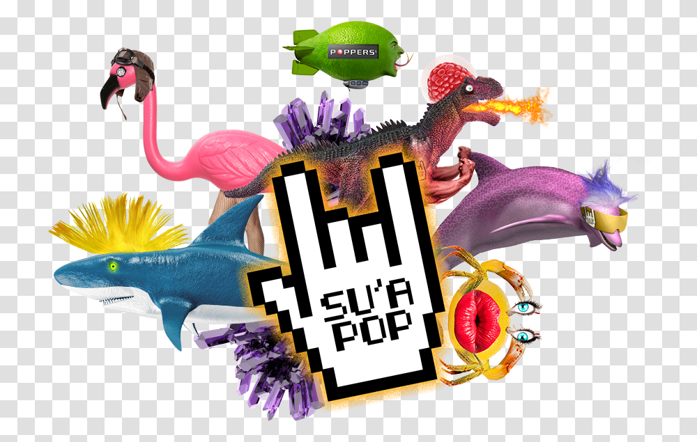 Poppers Sua Pop, Poster, Advertisement, Fish, Animal Transparent Png