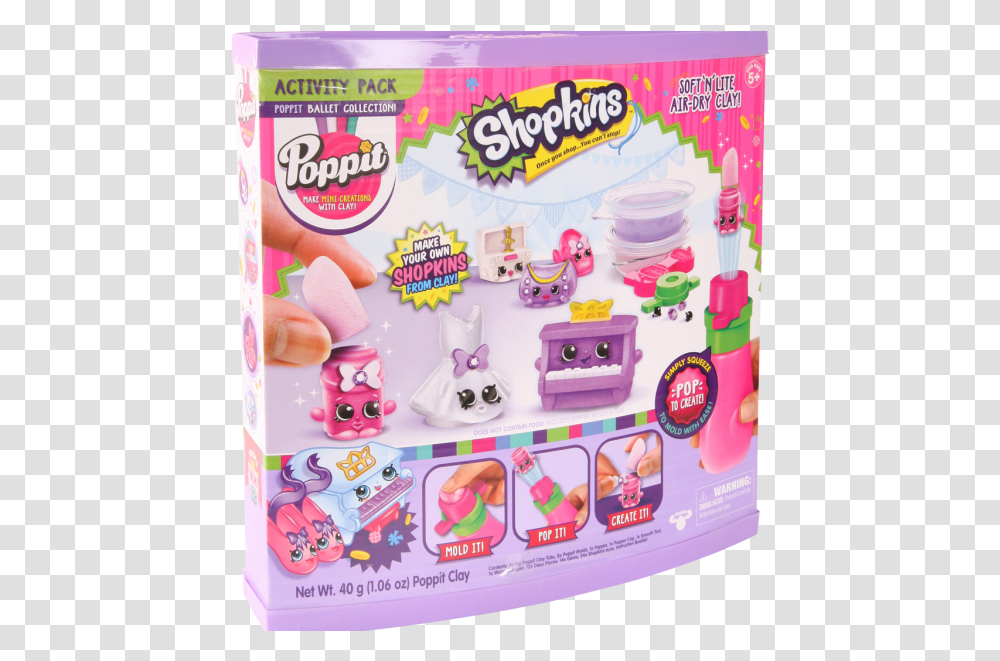 Poppit Shopkins Activity Pack, Rubber Eraser, Gum, Toy, Peeps Transparent Png