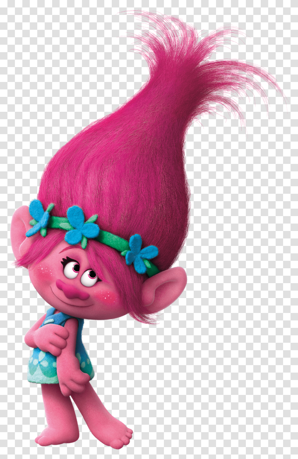 Poppy From Trolls, Toy, Apparel, Figurine Transparent Png