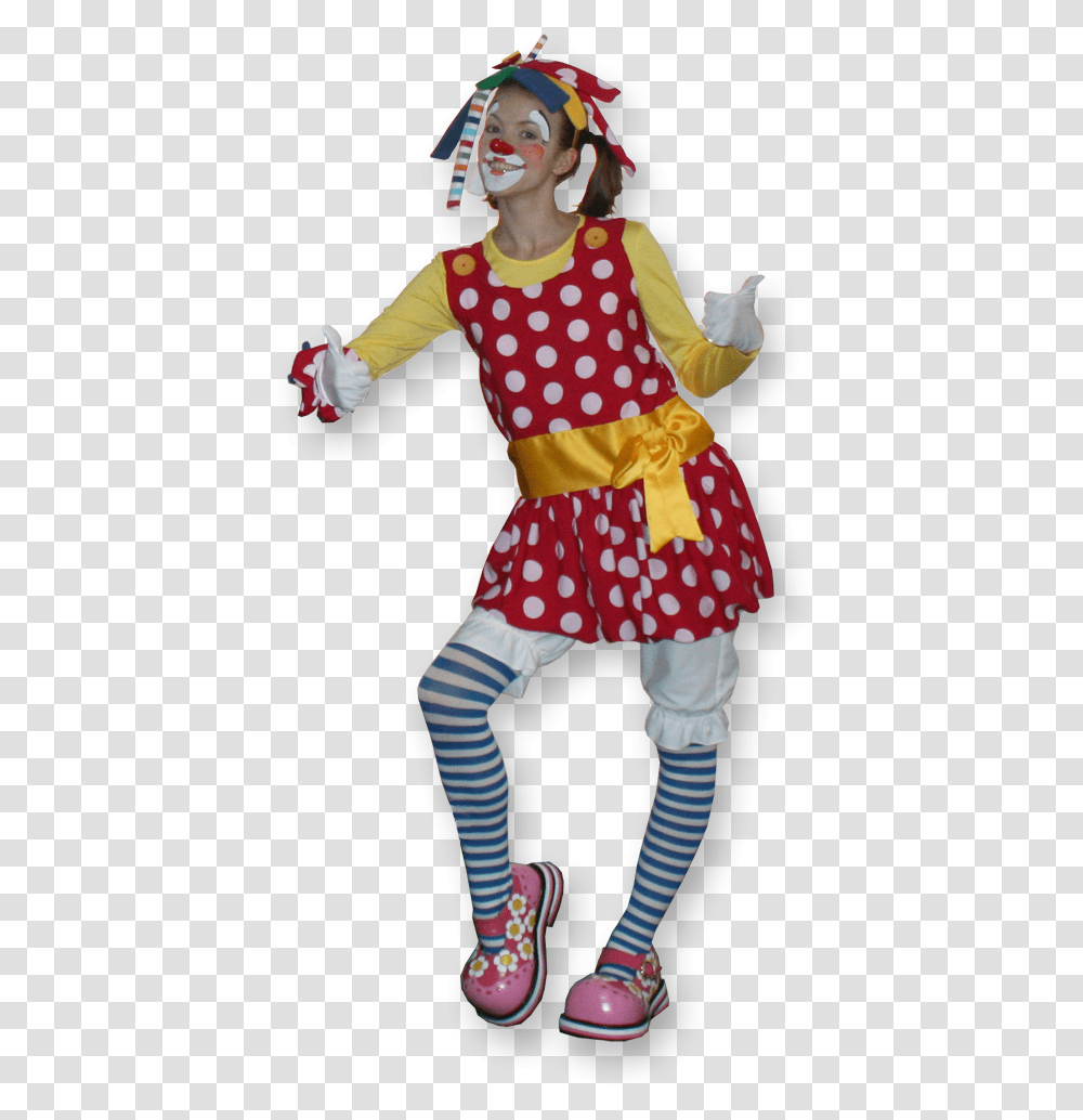 Poppy The Clown Multi Skilled Clown Entertainer The Clown, Performer, Person, Costume, Sock Transparent Png