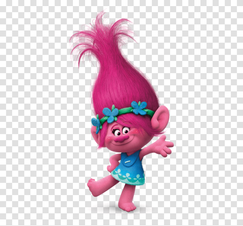 Poppy Trolls, Toy, Apparel, Figurine Transparent Png