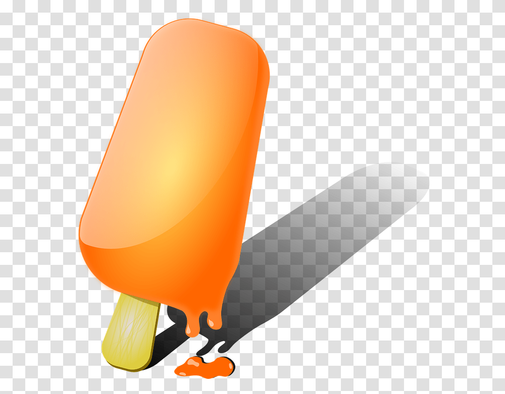 Popsicle Ice Cream Orange Free Vector Graphic On Pixabay Melted Popsicle Clipart, Lamp, Ice Pop, Sweets, Food Transparent Png