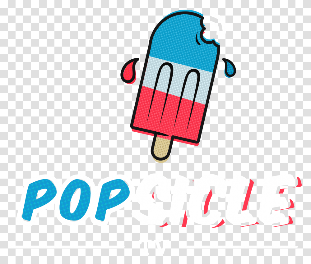 Popsicletv Online Music Magazine Popsicle Clipart Popsicles Logo, Text, Hand, Outdoors, Symbol Transparent Png