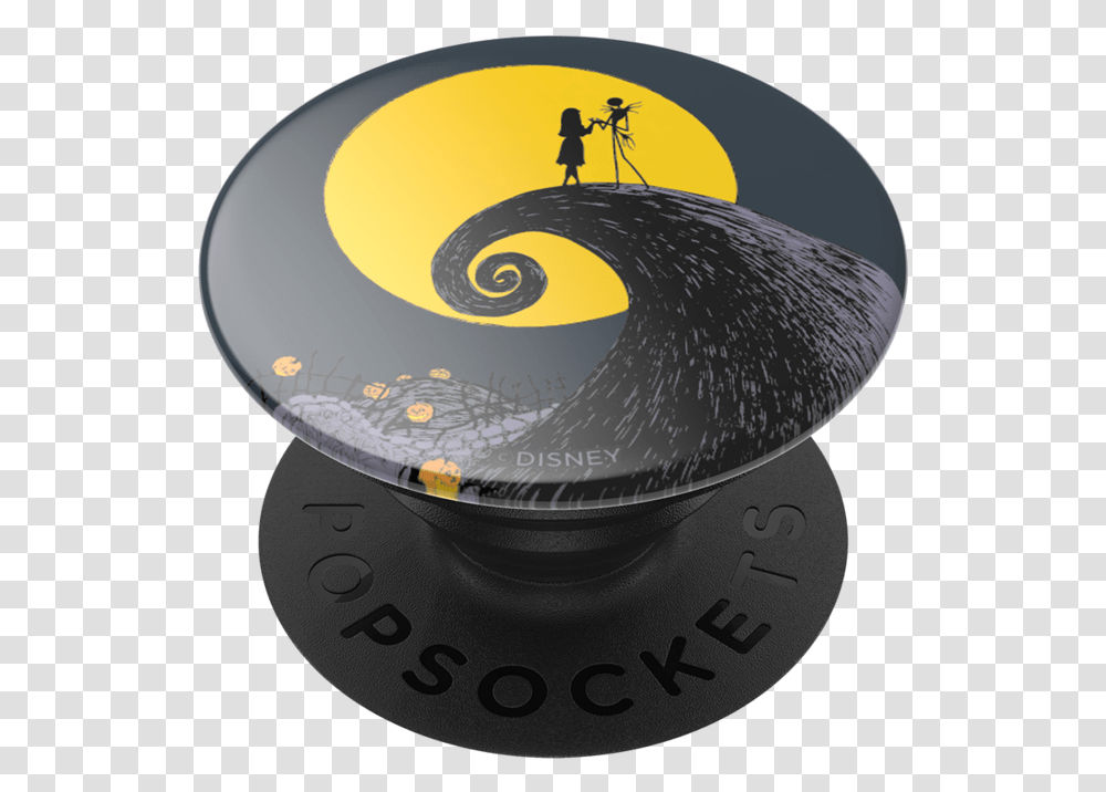 Popsocket Nightmare Before Christmas Icon In Glossy Print Nightmare Before Christmas Popsocket, Tape, Person, Pottery, Lamp Transparent Png