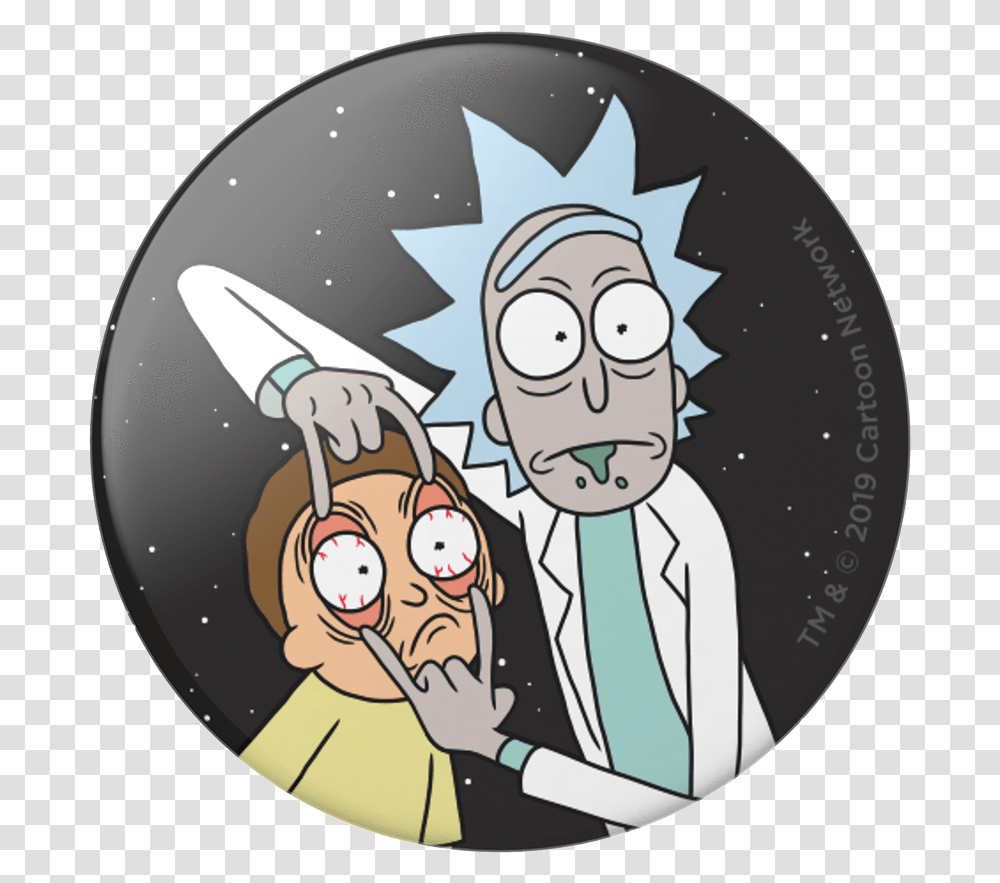 Popsocket Rick And Morty, Face, Performer, Costume Transparent Png