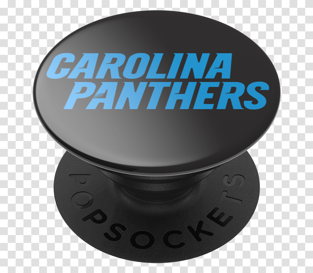 Popsockets Carolina Panthers Logo Phone Circle, Word, Text, Vegetation, Label Transparent Png