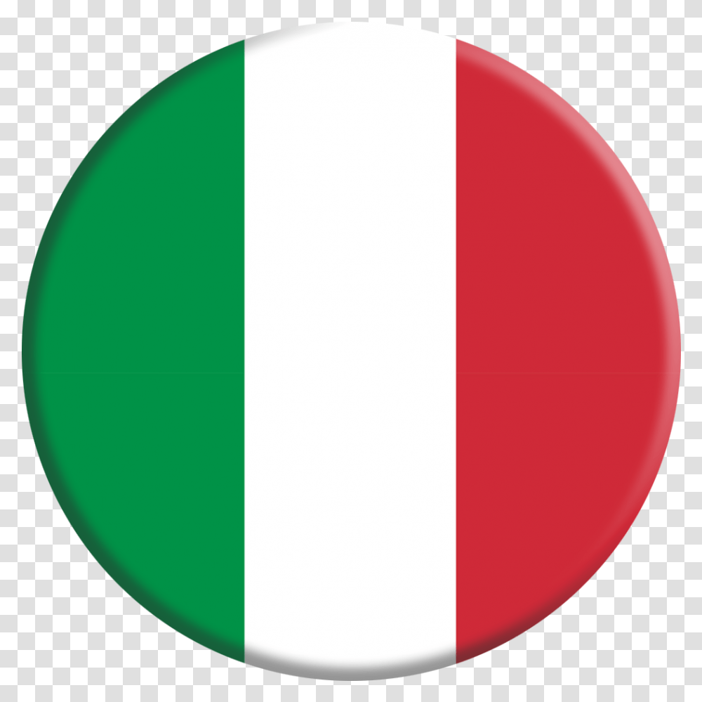 Popsockets Grip Flag Italy Popsockets Background Italy Flag Circle, Balloon, Logo, Trademark Transparent Png