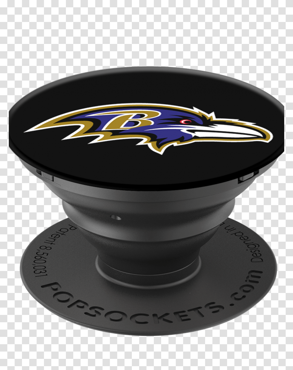 Popsockets Llc Baltimore Ravens Cell Phone Holder Raiders Popsocket, Milk, Mixer, Pottery, Emblem Transparent Png