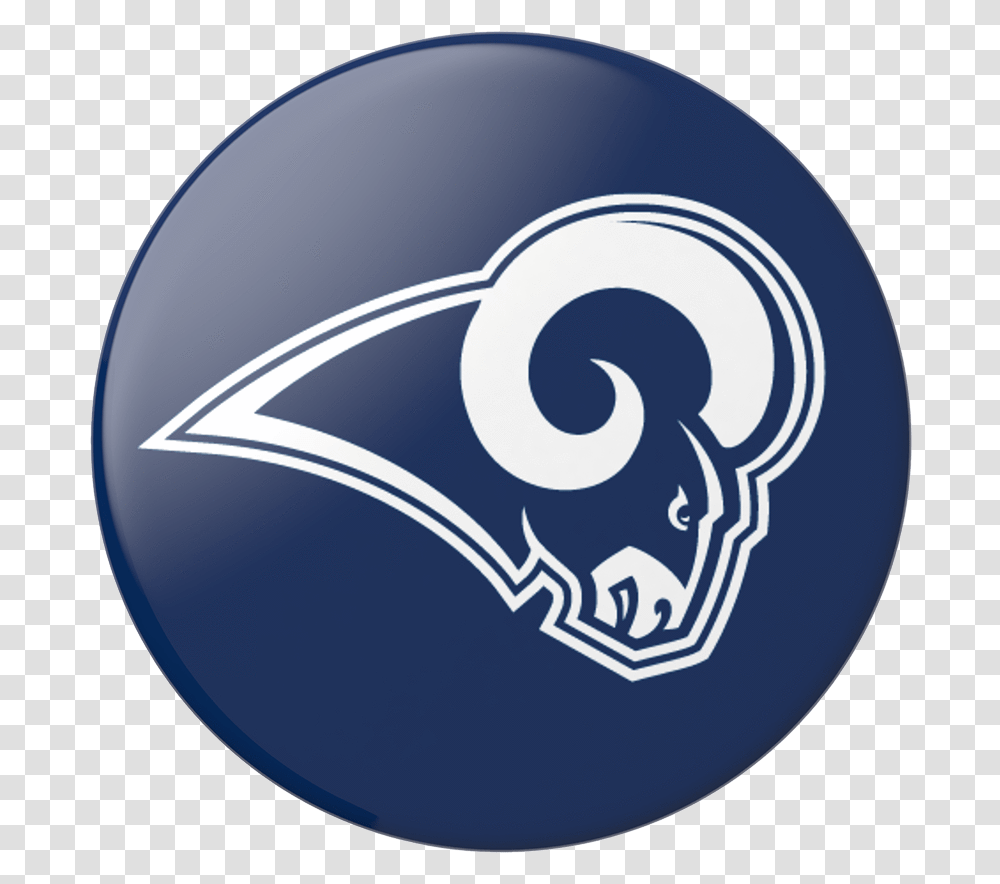 Popsockets Nba Popgrip With Swappable Top For Phones Logo Chargers La Rams, Symbol, Text, Label, Sphere Transparent Png