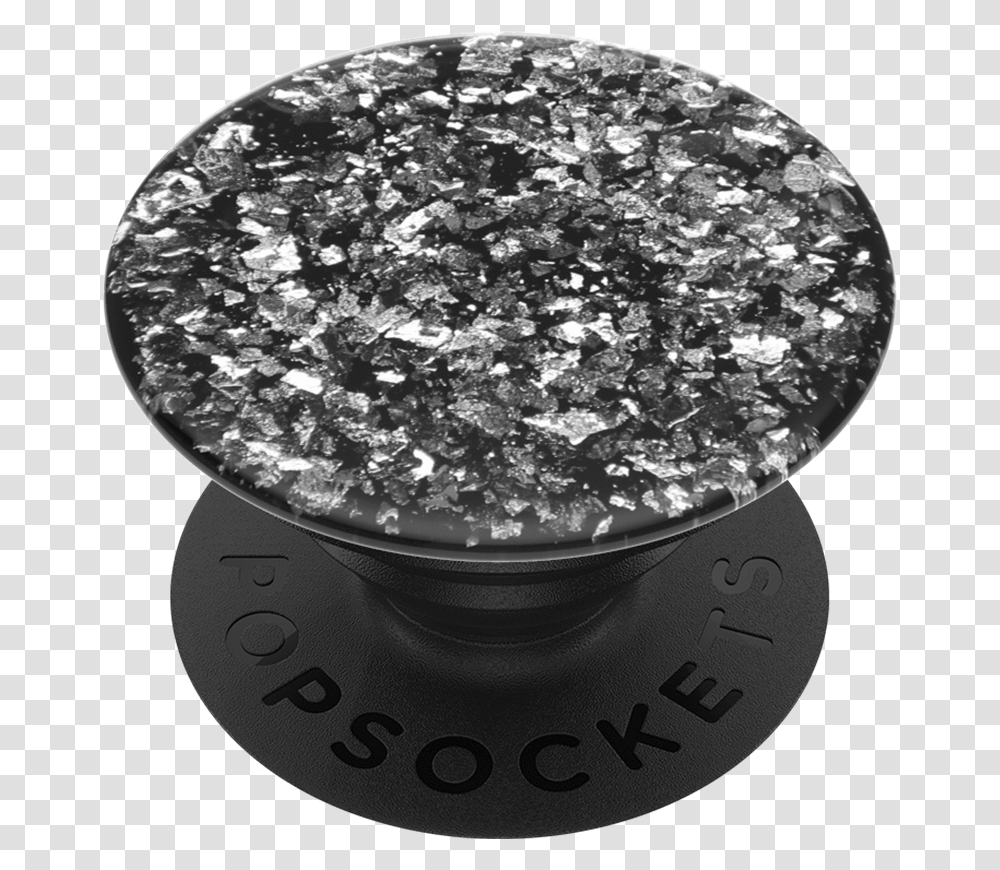 Popsockets Popgrip Foil Confetti Silver, Boiling, Pot, Lighting, Crystal Transparent Png