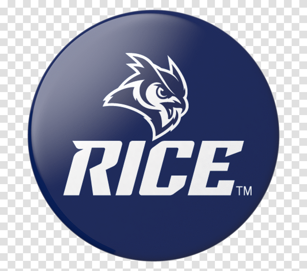 Popsockets Popgrip Rice Logo Swappable Phone Grip Logo Rice Football, Symbol, Trademark, Badge, Emblem Transparent Png