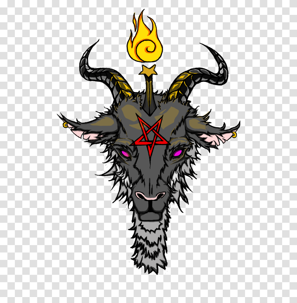 Popular And Trending Baphomet Stickers, Dragon, Person, Hand Transparent Png