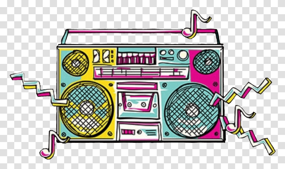 Popular And Trending Boombox Stickers, Scoreboard, Electronics, Radio Transparent Png