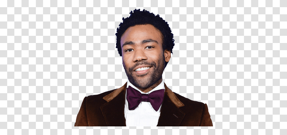 Popular And Trending Childishgambino Stickers, Tie, Accessories, Person, Suit Transparent Png
