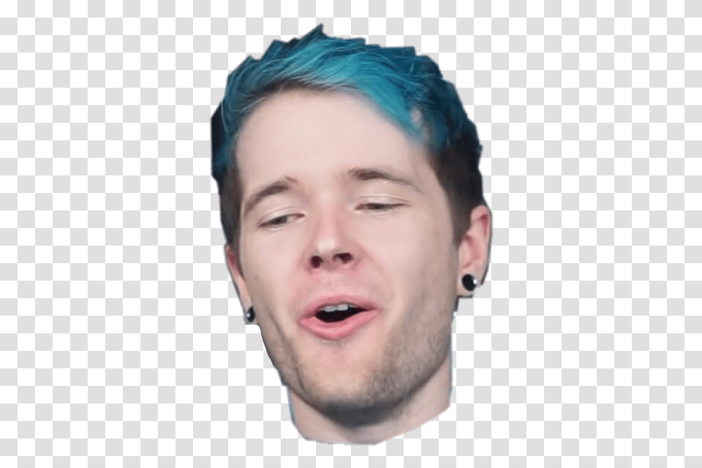 Popular And Trending Dantdm Stickers Dantdm Picture White Background, Face, Person, Head, Jaw Transparent Png