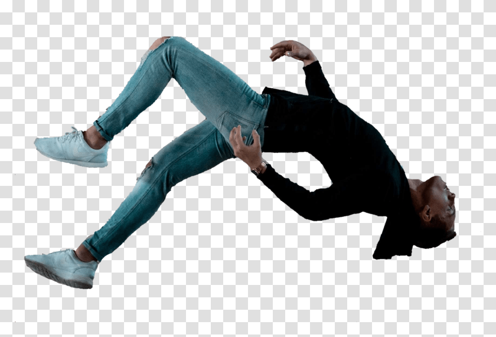 Popular And Trending Falling Stickers, Person, Human, Pants Transparent Png