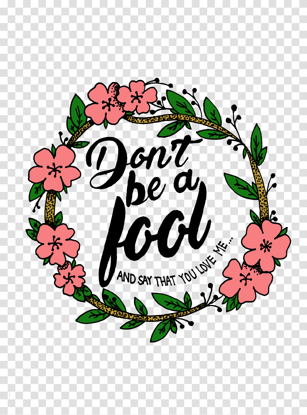 Popular And Trending Fool Stickers, Floral Design, Pattern Transparent Png