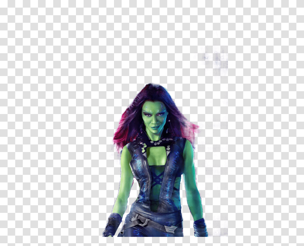 Popular And Trending Gamora Stickers, Costume, Person Transparent Png