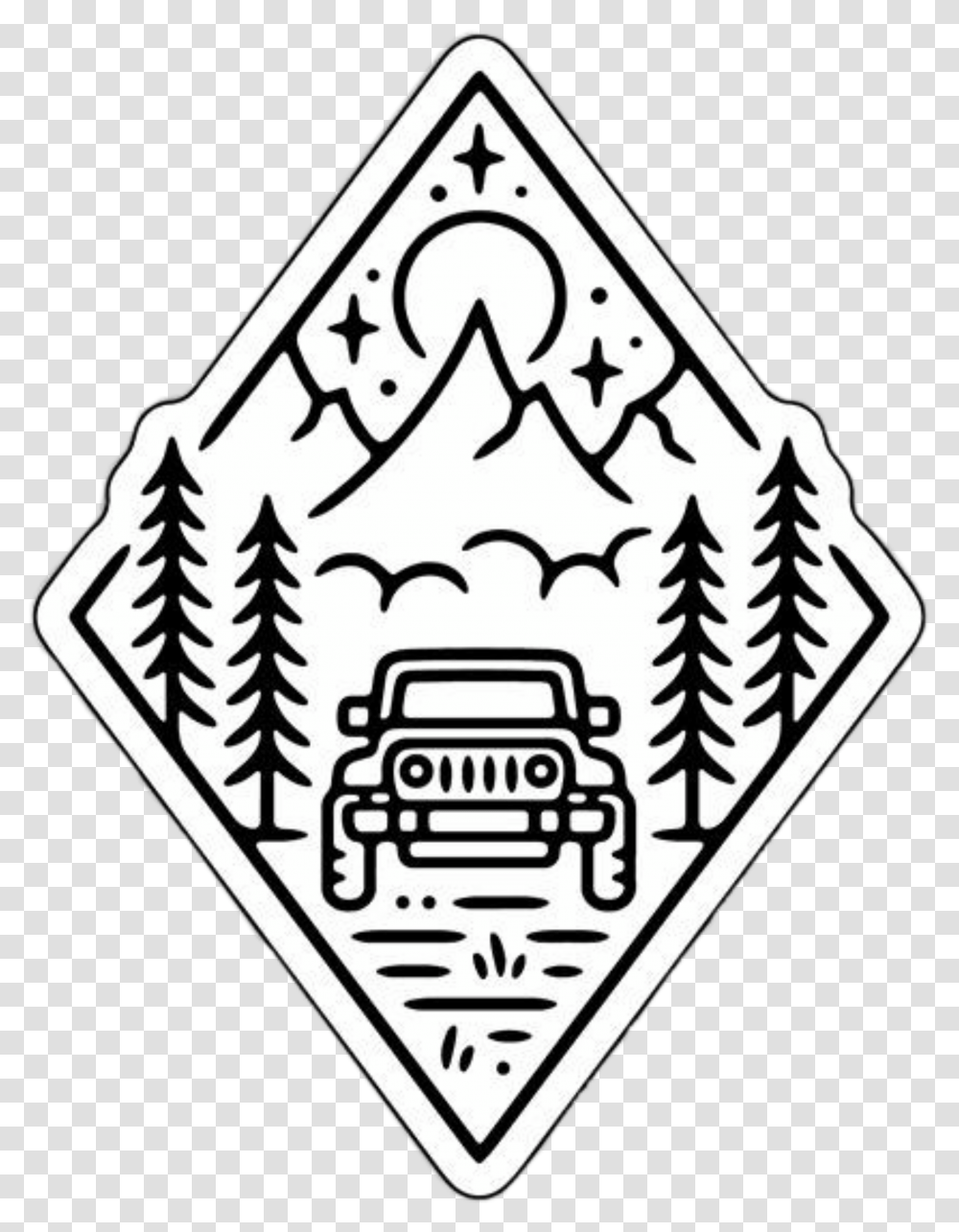 Popular And Trending Jeep Stickers Stickers Northwest, Symbol, Emblem, Triangle, Logo Transparent Png